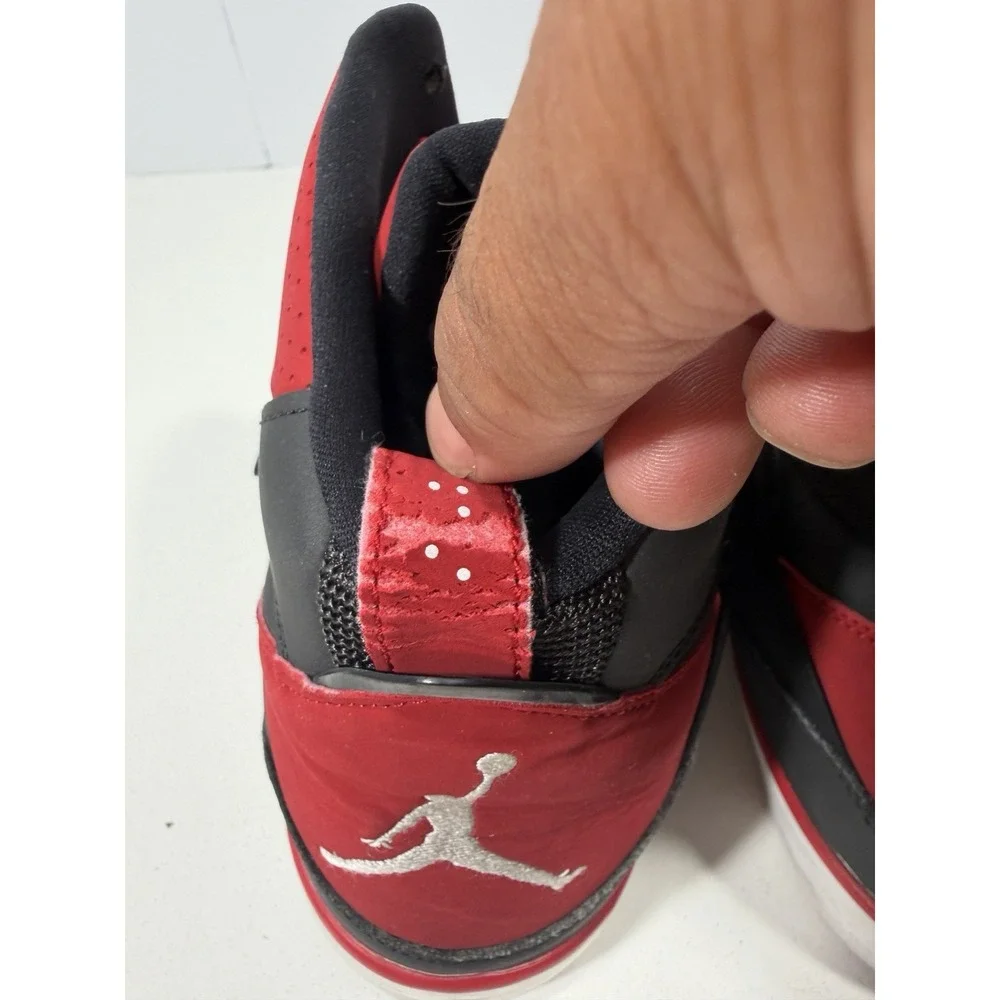 Nike-Air Jordan Flight 45 V Bred-2014-Shoes-Mens Sz 13 683366-021 Read